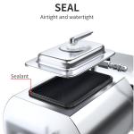 40L Stainless Steel 201 Fast Food Vacuum Marinating Tumbler for Kitchen
