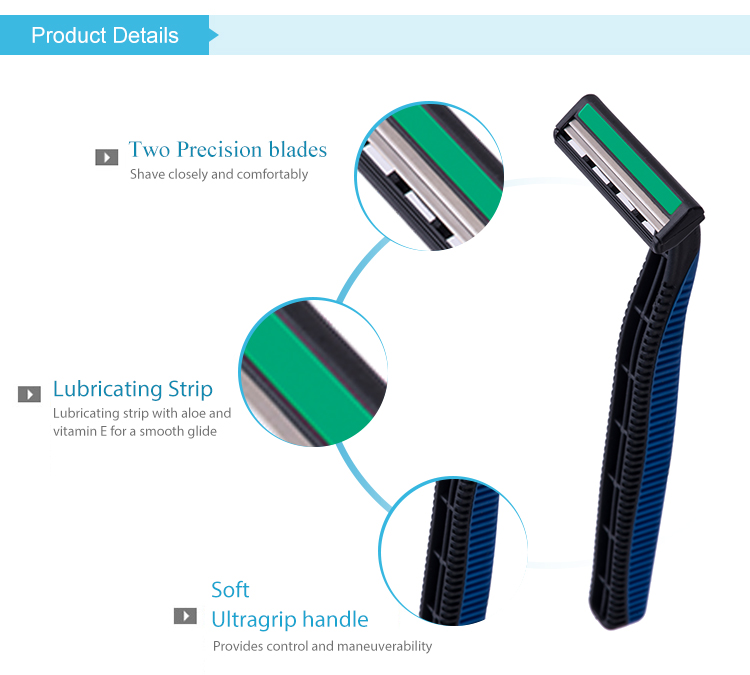 Goodmax Disposable Double Edge Razor , Good Hardness 2 Blade Razors