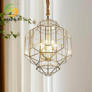 Wholesale All Copper Simple Glass Entry Pendant Light New Chinese Creative For Staircase Corridor Restaurant Villa from china suppliers