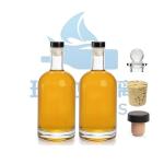 Customized 375ml 500ml 700ml 750ml Vodka Glass Liquor Bottle for Party Custom