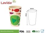 Endurable Natrural Bamboo Fiber Cup Cute Fresh Sea Fish Design Popular For