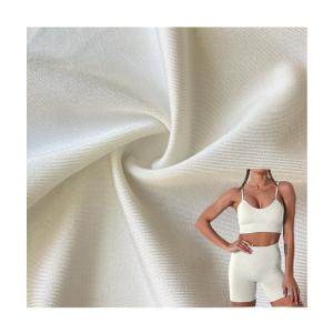 Wholesale Tear-Resistant Hand Feeling Soft Comfortable Polyester Spandex Lycra Fabric for Yoga Wear from china suppliers