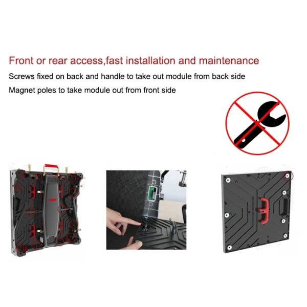 HD Pixel for 800~1000 Nits Front Service LED Display P2.5 Indoor Screen For Reception Hall