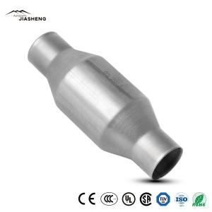 Wholesale 3 Inch Inlet/Outlet Catalytic Converter Universal-Fit Competitive Price Automobile Parts Exhaust Auto Catalytic Converter with Euro V from china suppliers
