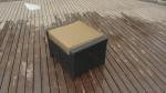 5 Seat Back Cushion Outdoor Rattan Sofa Set For Hotel Poolside