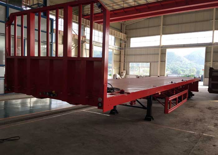 DROPSIDE TRAILER WITH AIRBAG 