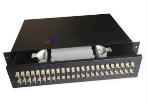 Wholesale Steel Sc Fiber Optic Joint Box , 48 Port Fiber Patch Panel Drawer Type from china suppliers
