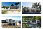 One Bedroom One Open Kitchen One Living Room One Bathroom Steel Prefab House for
