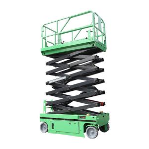 Wholesale Green Blue 6m Self Propelled Scissor Lift 230kg Aerial Work Platform from china suppliers