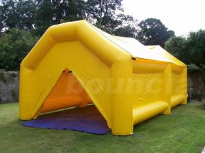 Wholesale 0.9mm PVC Yellow Color PVC Tarpaulin Inflatable Camping Tent from china suppliers