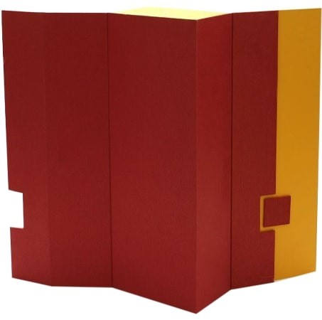 Leather Paper Jewelry FSC ISO9001 Double Door Box Clamshell Presentation Box