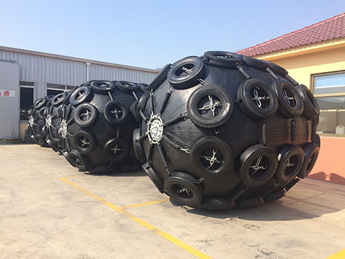 Dia 1000mm Explosion Proof Pneumatic Marine Inflatable Fender With Safety Valve