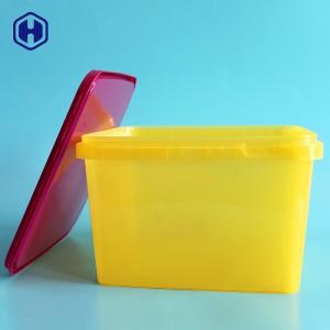 Wholesale Anti Water Cookies IML Tubs BPA Free Empty Pp Packaging Box Yellow Color from china suppliers