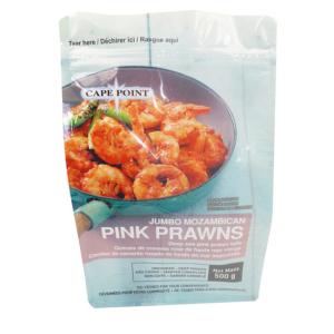 Wholesale Eight Sides Sealing Food Packaging Materials Resealable Nylon Doypack Bags For Frozen Prawns from china suppliers