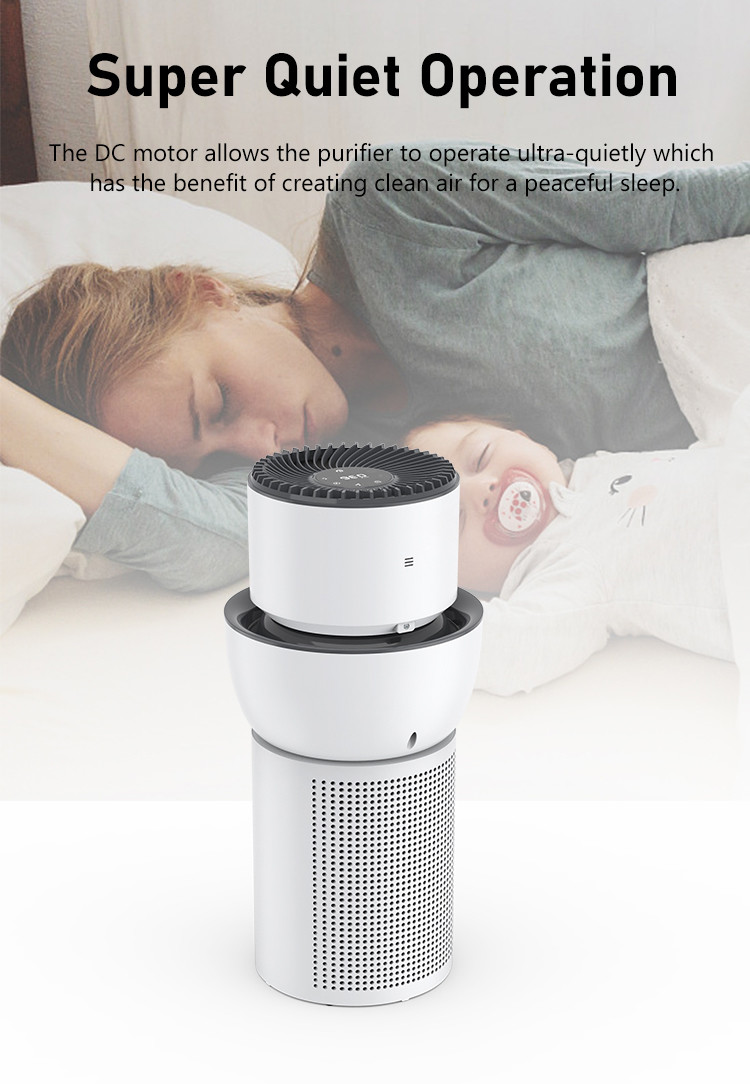 Portable Home 2 In 1 Hepa 13 Air Purifier Humidifier Machine 230M3/H