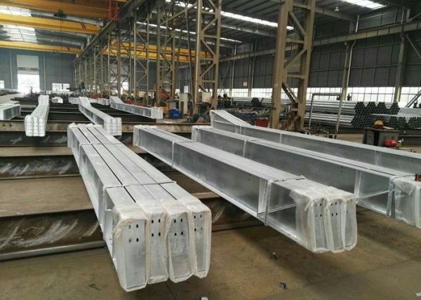 Fast Construction Industrial Steel Frame Buildings , Durable Steel Frame Office