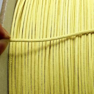 Wholesale 5.5*5.5mm Braided Kevlar aramid rope for tamglass landglass northglass tempered glass machine from china suppliers