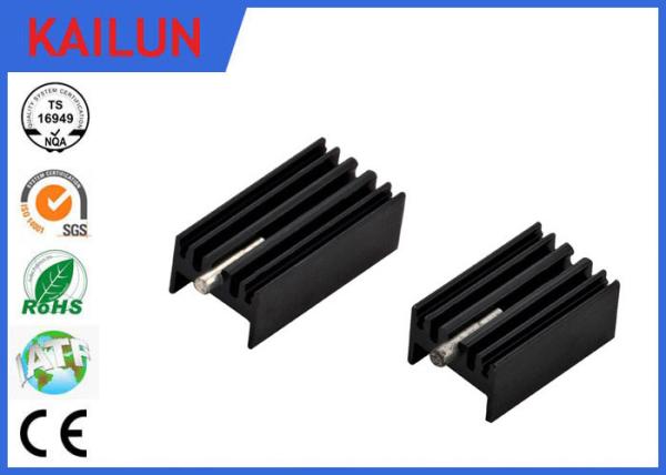 Led Aluminum Extrusion Profiles Flat Heat Sink For Led Street Light / 18 Watt