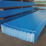 Zinc Corrugated Roof Steel Sheets 1.2MM ASTM A36 Color Coated