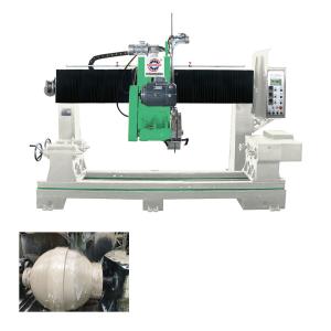 Wholesale 500mm Double Blades CNC Stone Cutting Machine For Marble Granite Baluster Column from china suppliers