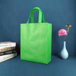 Recycled Green 86Gsm Printed Non Woven Shopping Bags Virgin Polypropylene