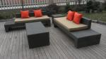 outdoor rattan sofa set