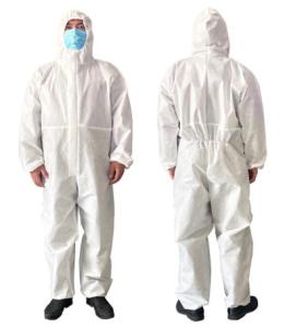 Wholesale Breathable Disposable Isolation Gowns , Latex Free Disposable Protective Coveralls from china suppliers