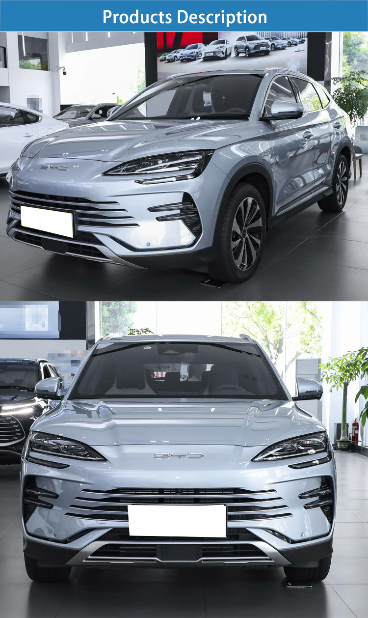 Dark BYD Song PLUS DM-i Electric SUVs with Autopilot and 180 Mph Top Speed