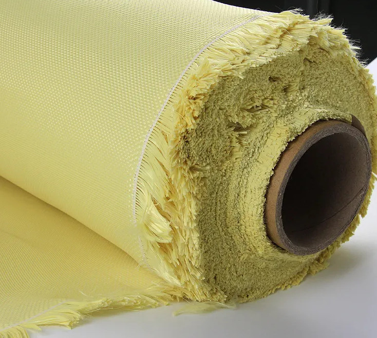 Waterproof Heat Resistant Kevlar Fabric , 200gsm Woven Kevlar Fabric