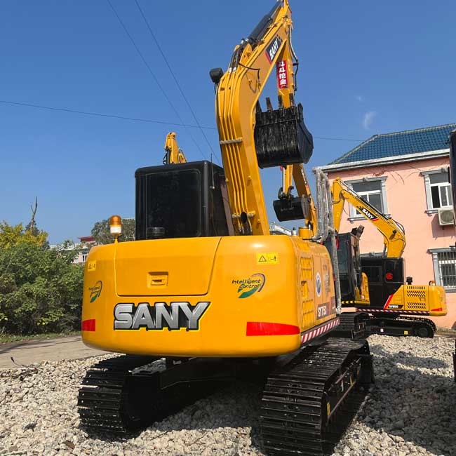 Used SANY SY75 Crawler Excavator Little Size 0.12m3 Bucket Capacity