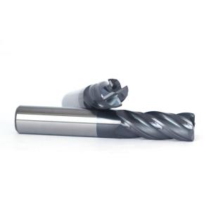 Wholesale HRC50 Solid Carbide 12mm Corner Radius End Mill 3500HV from china suppliers