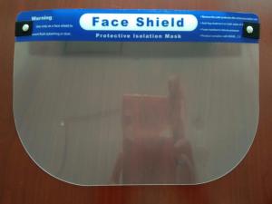 Wholesale 99% Transmittance Plastic Face Shield , Safety Face Shield Light Weight from china suppliers