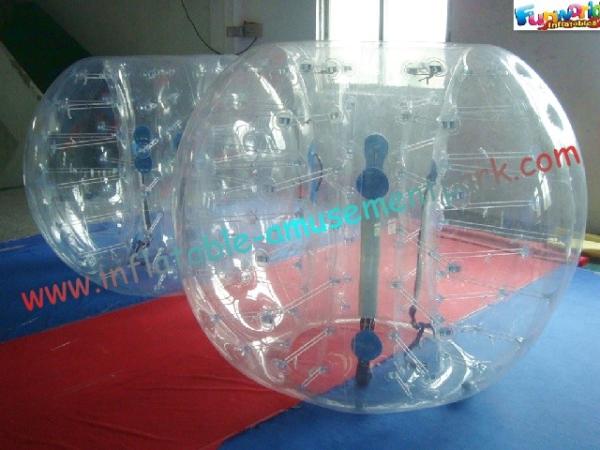 Giant Body Inflatable Zorb Ball , Inflatable Human Bubble Ball Soccer