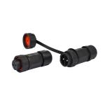 IP68 Outdoor Waterproof Cable Connector 2pin Assembly LED Lightning