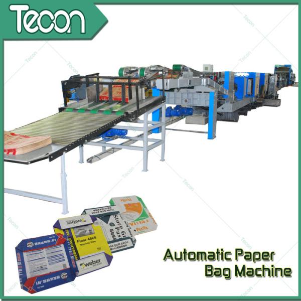 External Reinforcement Chemical Cement Paper Bag Forming Machine 4 Color