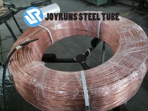 Wholesale 4.76mm*0.7mm Copper Pancake Coil , Both Side Copper Coated 4mm Bundy Tube from china suppliers