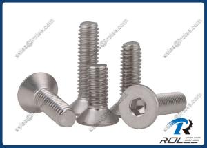 Wholesale Allen Hex Drive Flat Head Fine Thread Machine Screw, Stainless 304 / 316 / 18-8 from china suppliers