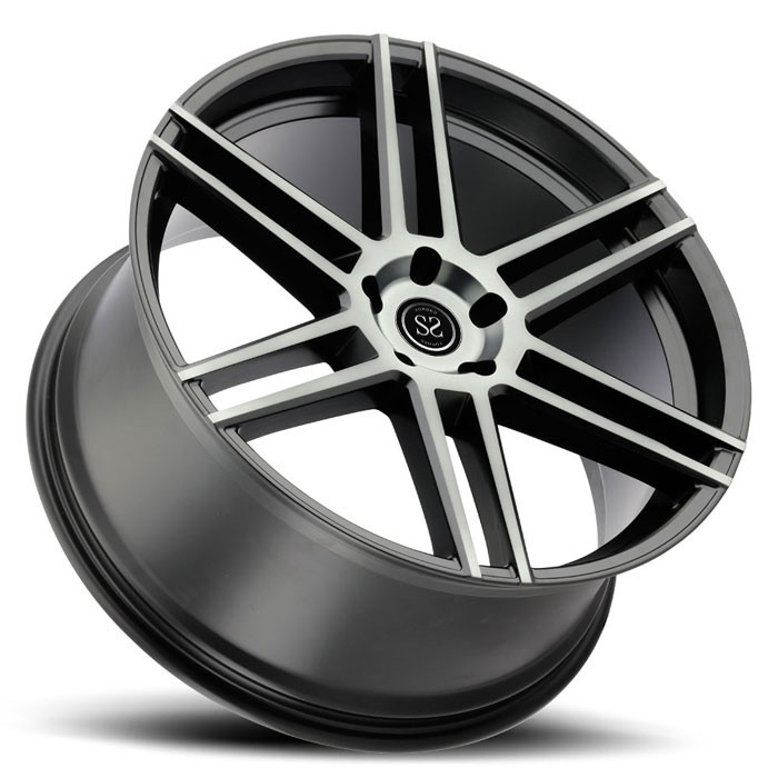 Matte black classic aluminum alloy monoblock forged wheel rim from china