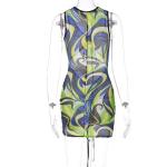 OEM maufactoryEuropean and American style women's clothing 2022 Summer printing