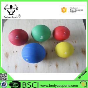 Wholesale Rubber Gym Exercise Ball Medicine Ball With Grip Customized Color from china suppliers