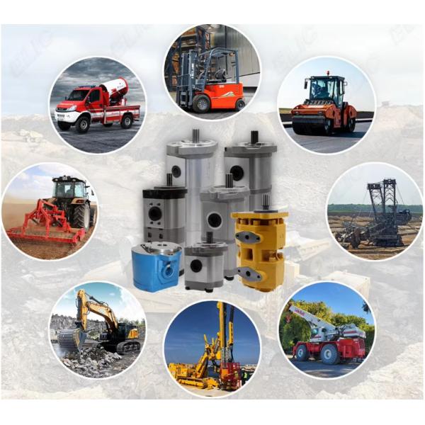 Customizable Excavator Hydraulic Charge Pump High Pressure Hydraulic Gear Pump PC50MR For Shimadzu Rexroth Kubota Kobelco