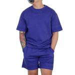 High jogging sets Elastic Waist Cotton sports tracksuit Round Neck Trucksuit