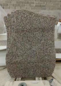 Wholesale Grey / Brown Granite Memorial Headstones , Memorial Granite Stones Granite Grave Slabs from china suppliers