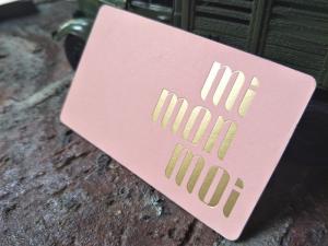 Wholesale Custom Size Pink Foil Stamped Business Cards 300gsm ISO 9001 / SGS Approved from china suppliers