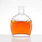 Clear Super Flint Glass Brandy Xo Bottle 200 Ml 375 Ml 500 Ml 700 Ml 1000 Ml