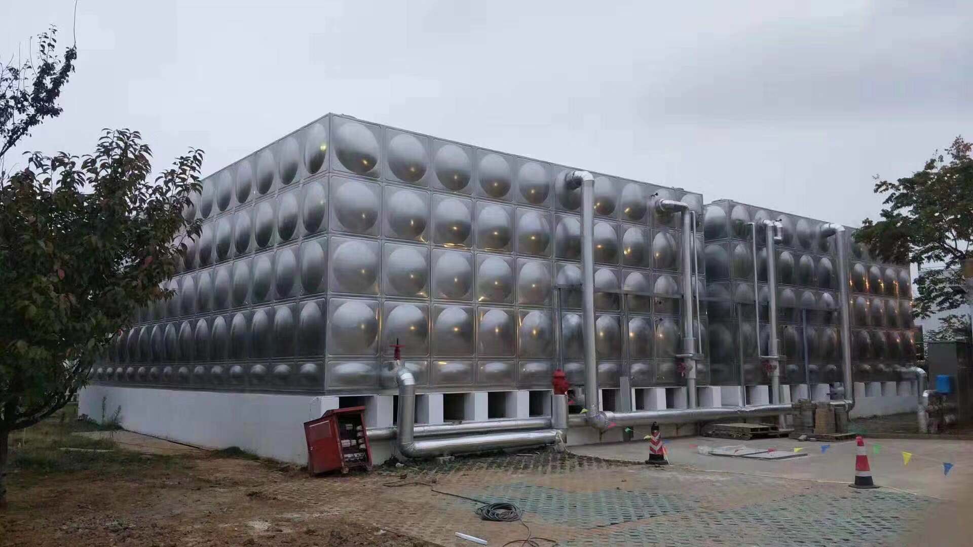 Water Storage Solution High Temperature Resistant Stainless Steel Welded Water Tank