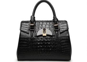 Wholesale Handbag Black Patent Full Grain Leather Handbags Womens Summer from china suppliers