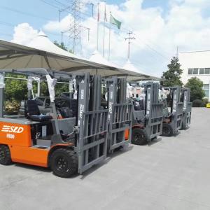 Wholesale Four Wheel 3 Tons 3.5 Tons 6k 7k Electric Forklift Truck from china suppliers