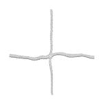 Thickness 2mm 11 Aside Football Net PE Material Goal Post Net