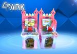Pink Shooting Arcade Machines / Children Ticket Redemption Coin Operated Video